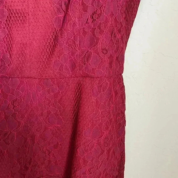 Adelyn Rae Red Lace Skater Dress Size Large - Picture 5 of 16